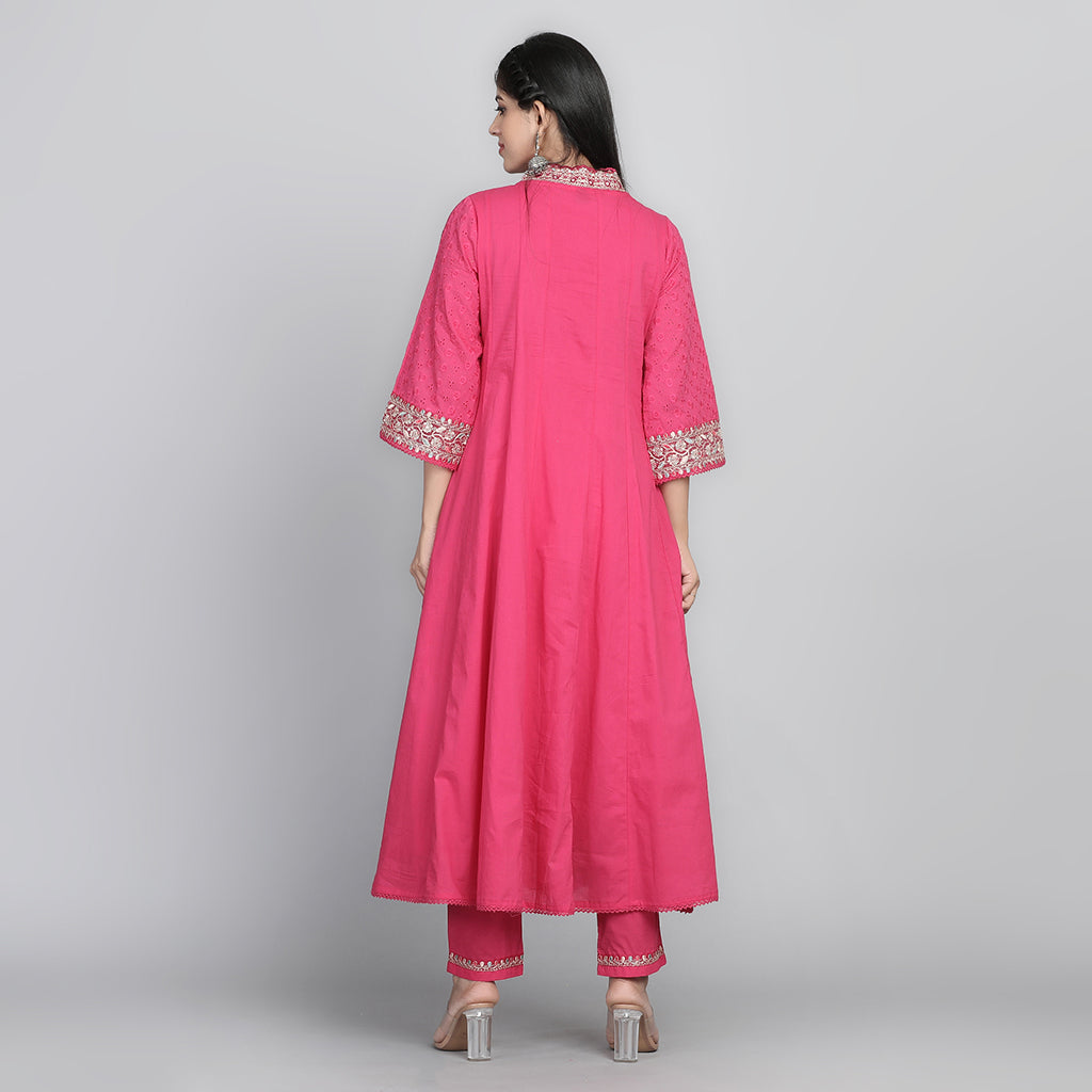 Pink Suit - Aavarana by Karnika