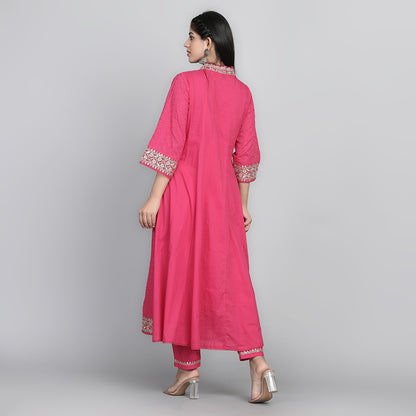 Pink Suit - Aavarana by Karnika