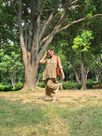 Mustard Bloom Printed Cotton Ensemble