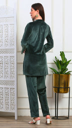 Zarrin Noor Velvet Coord Set