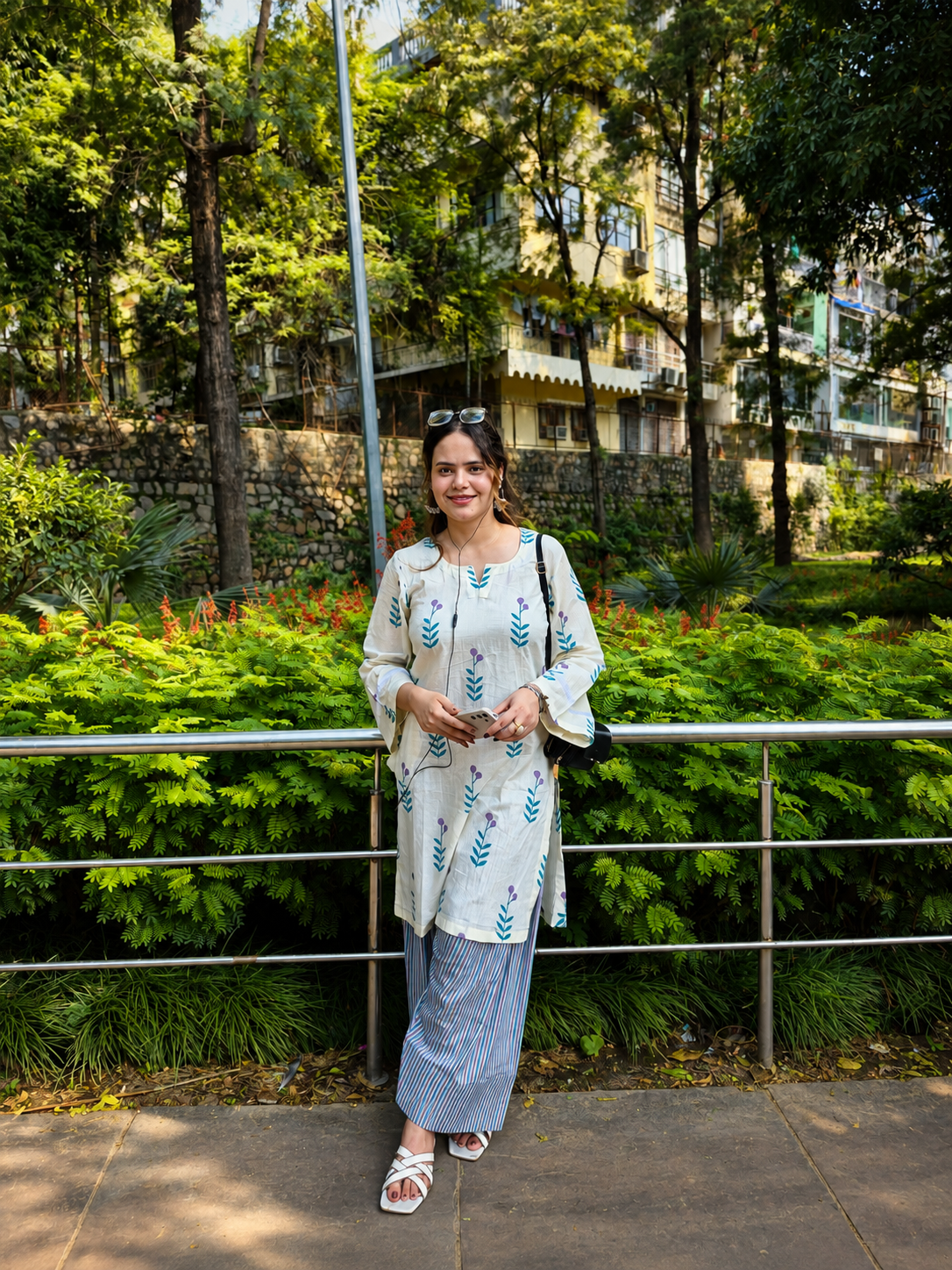Serene Garden Botanical Cotton Co-Ord Set