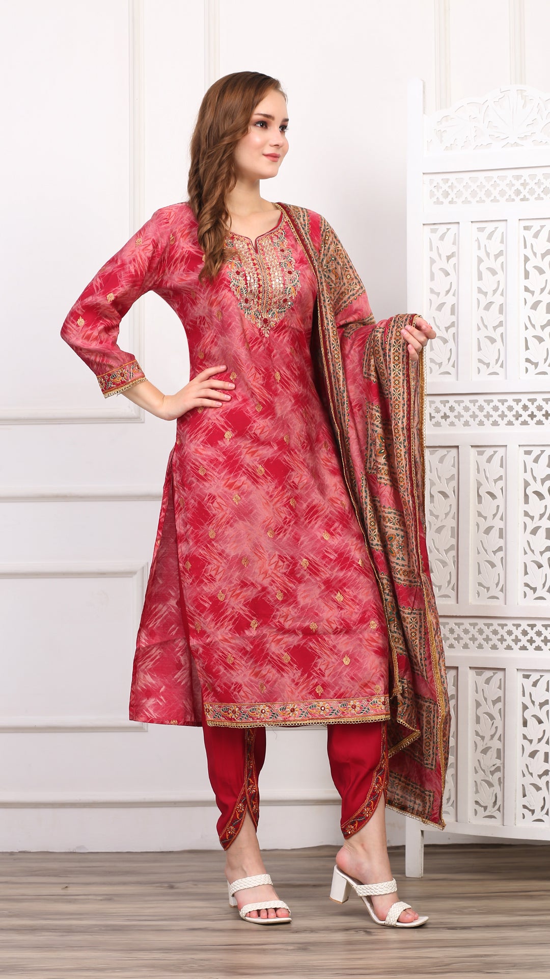 Manmohini Heavy Chinnon Salwar Suit Set