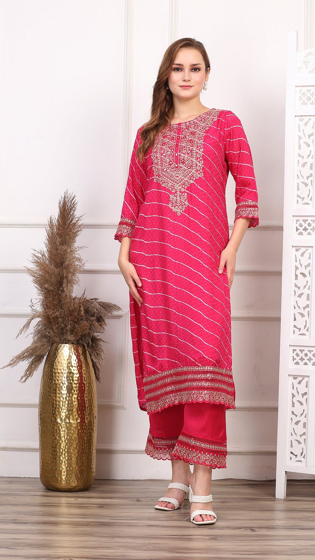 Gulabi Aangan Salwar Suit  Set