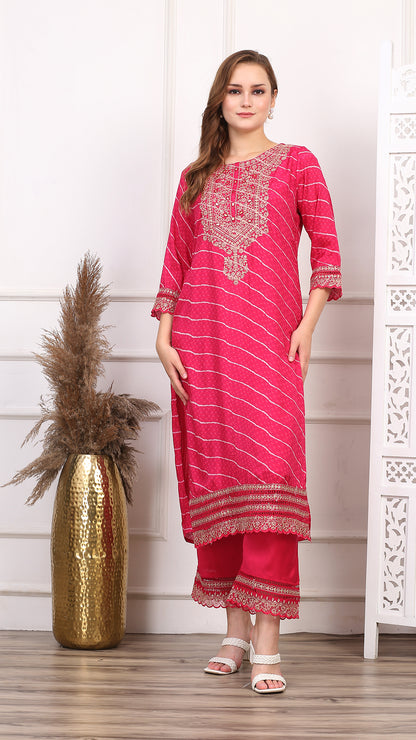 Gulabi Aangan Salwar Suit  Set