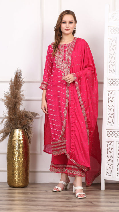 Gulabi Aangan Salwar Suit  Set