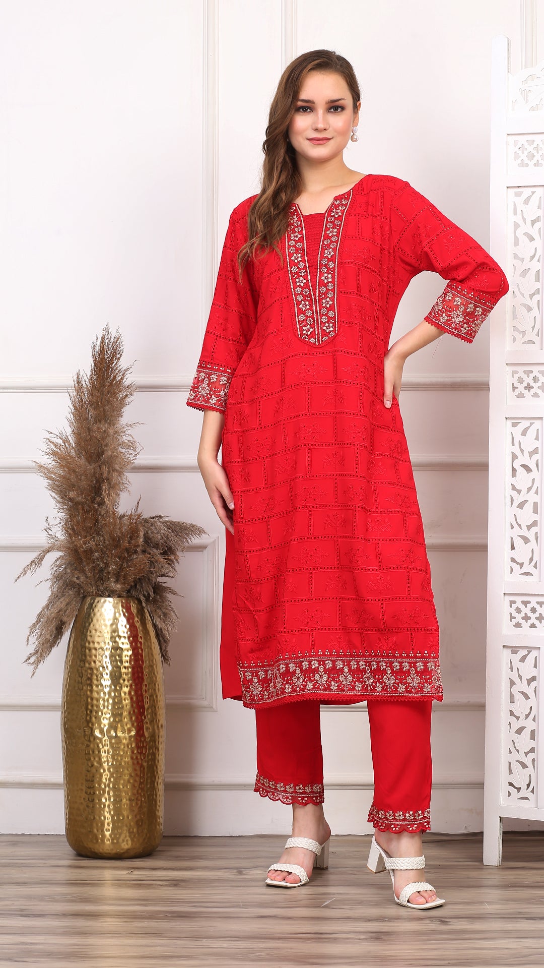 Rangin Rivaaz Cotton Heavy Suit Set